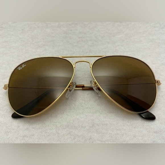 RayBan Aviator Brown Lenses RB3025 Men & Women - Picture 3 of 13